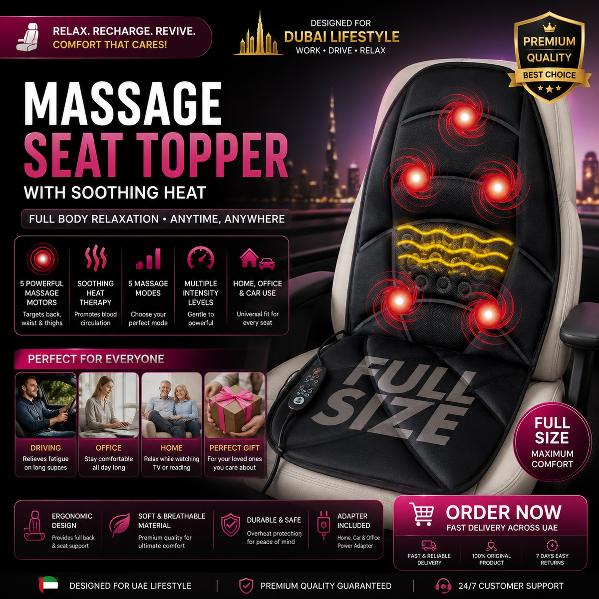 Car Seat Massager