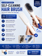 Self Cleaning Hair Brush