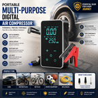 Portable Multi-Purpose Digital Air Compressor