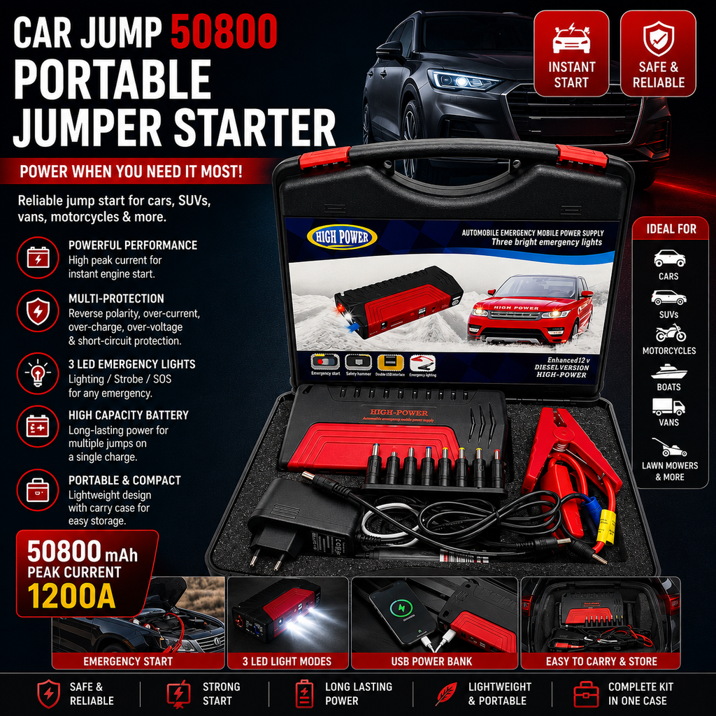 Car jump 50800 Portable Jumper Starter