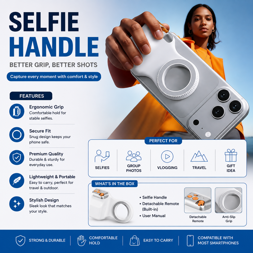 Smart Magnetic Mobile Holder with Adjustable Arm