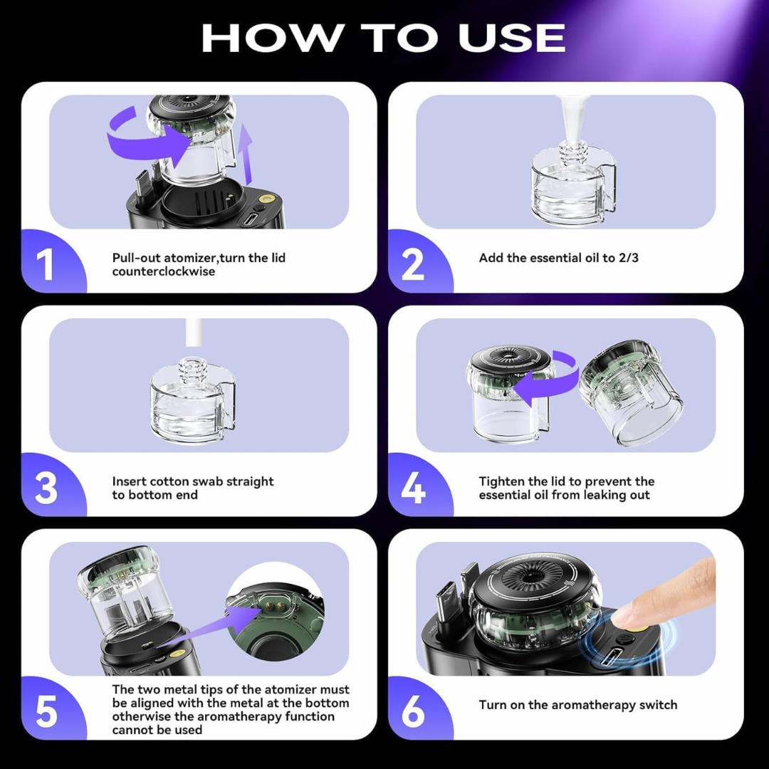 5-in-1 Starlight Car Charger