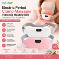 Electric Period Cramp Massager Vibrating Heating Belt