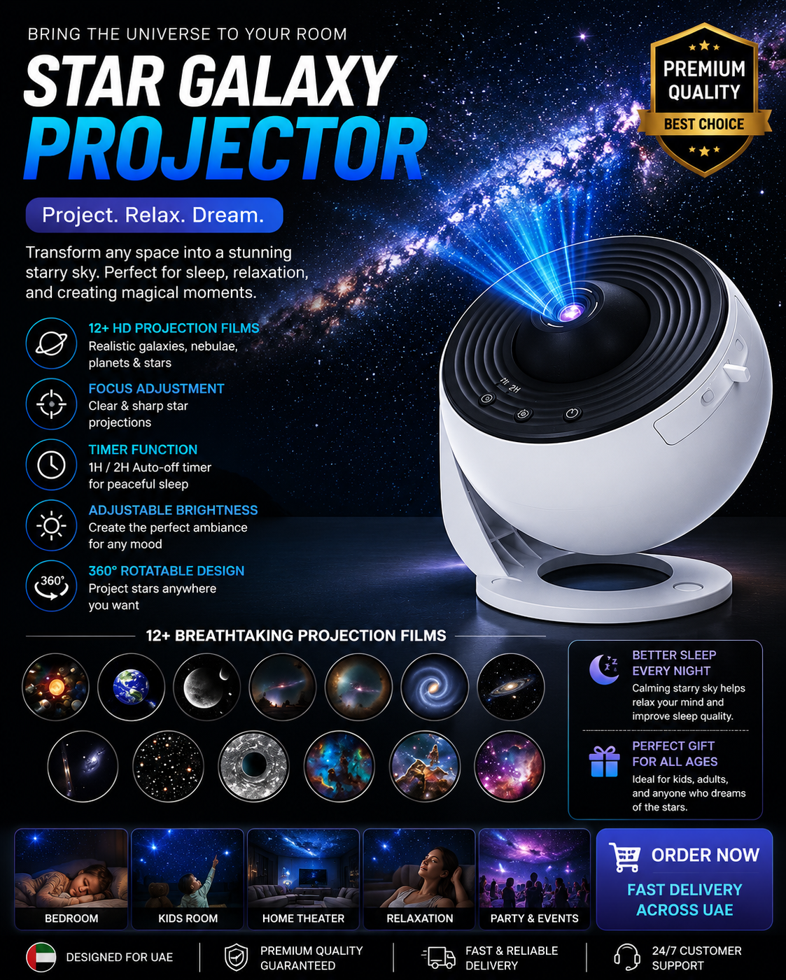 Planetarium Projector Night Light