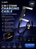2-in-1 Stand Charging Cable
