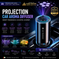 Projection Car Aroma Diffuser
