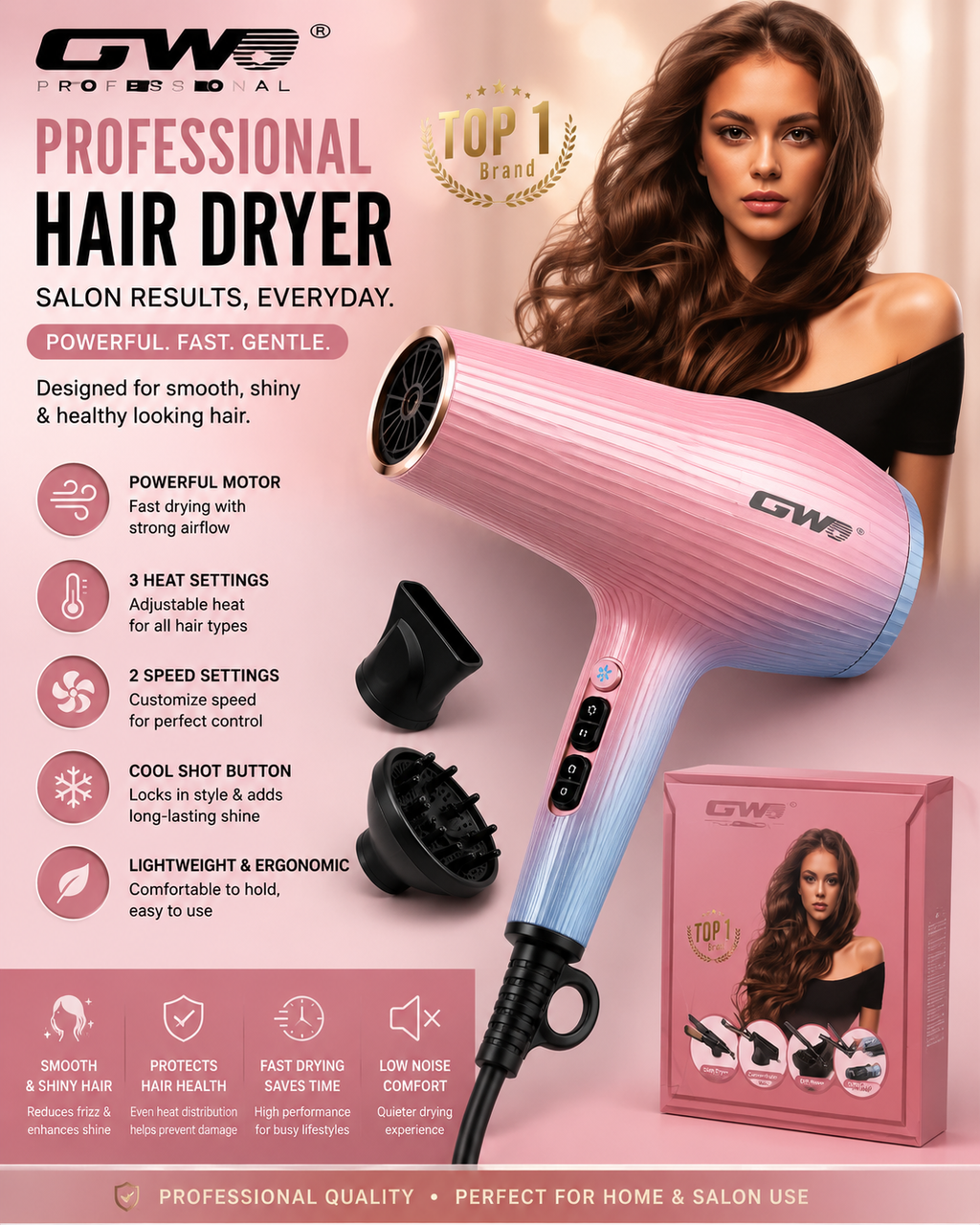 GW Professional Hair Dryer