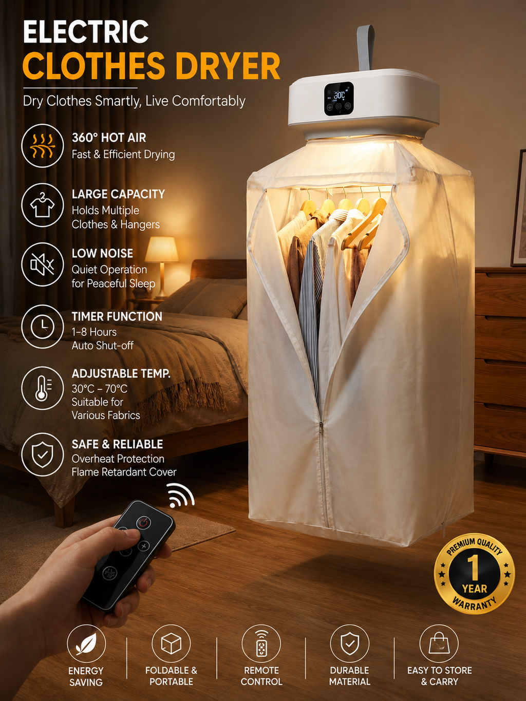 Electric Clothes Dryer