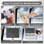 Retractable Car Window Sun Shades